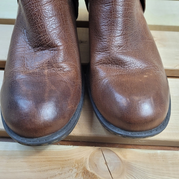 B.O.C Born Concept Claudette Leather Ankle Boots women size 9.5 - Picture 3 of 10